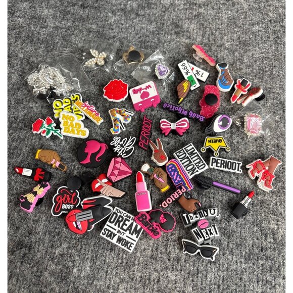 Shoe Charms Lot Crocs Jibbitz Jewelry DIY Crafts Motivational Fun - Picture 1 of 7